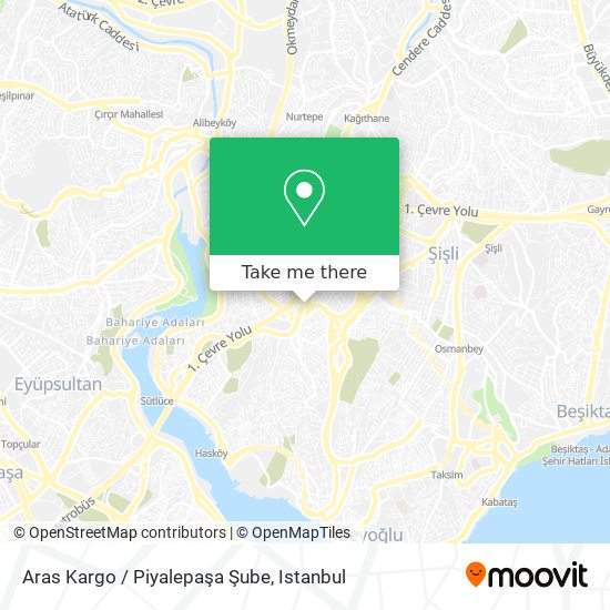 Aras Kargo / Piyalepaşa Şube map