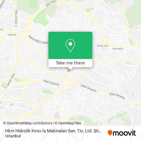 Hkm Hidrolik Kırıcı İş Makinaları San. Tic. Ltd. Şti. map