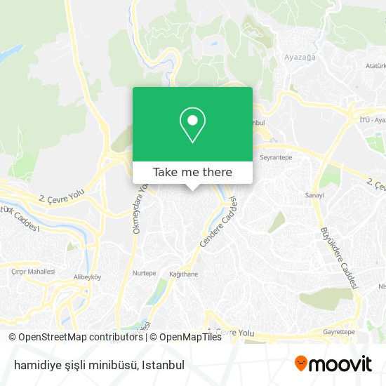 hamidiye şişli minibüsü map