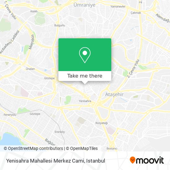Yenisahra Mahallesi Merkez Cami map