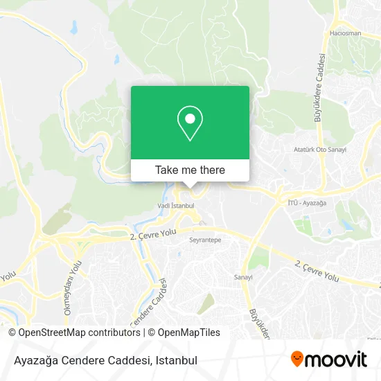 Ayazağa Cendere Caddesi map
