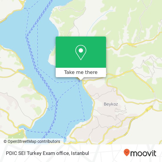 PDIC SEI Turkey Exam office map