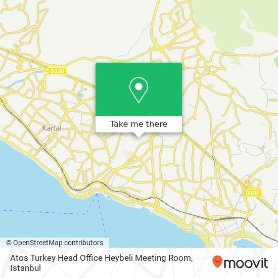 Atos Turkey Head Office Heybeli Meeting Room map