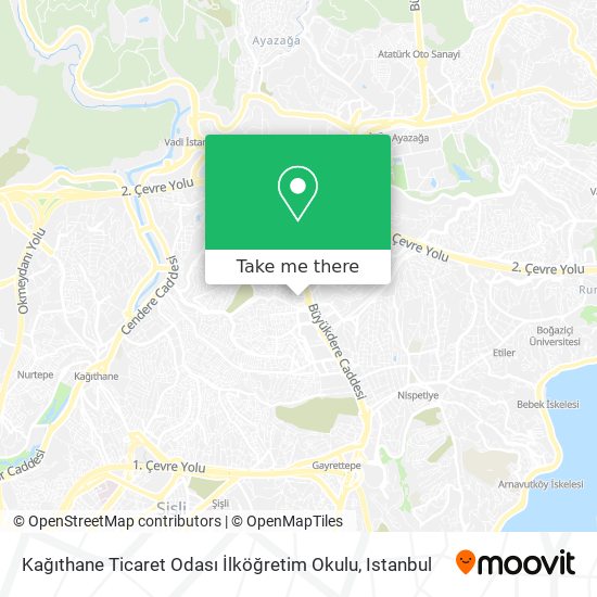 Kağıthane Ticaret Odası İlköğretim Okulu map