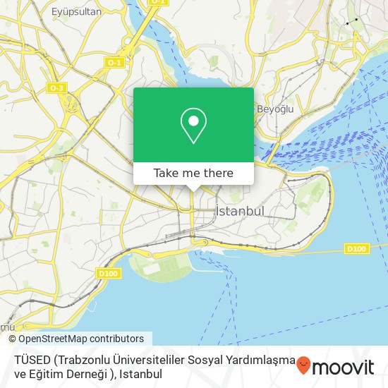 TÜSED (Trabzonlu Üniversiteliler Sosyal Yardımlaşma ve Eğitim Derneği ) map