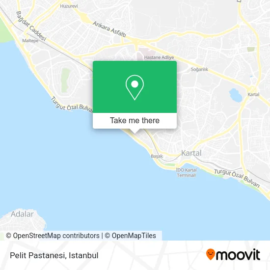 Pelit Pastanesi map