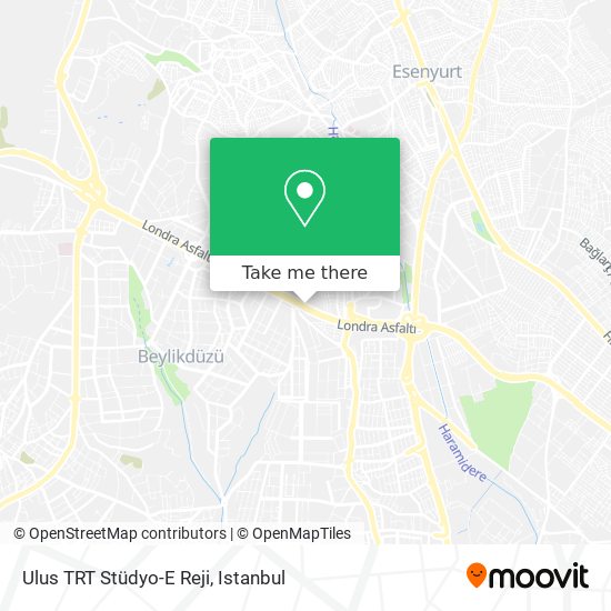 Ulus TRT Stüdyo-E Reji map