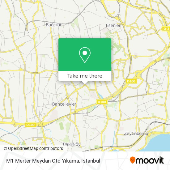 M1 Merter Meydan Oto Yıkama map