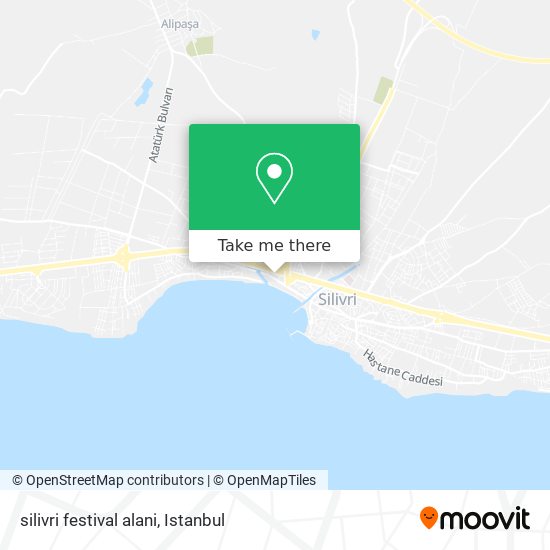 silivri festival alani map