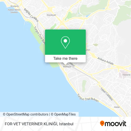 FOR-VET VETERİNER KLINİĞİ map
