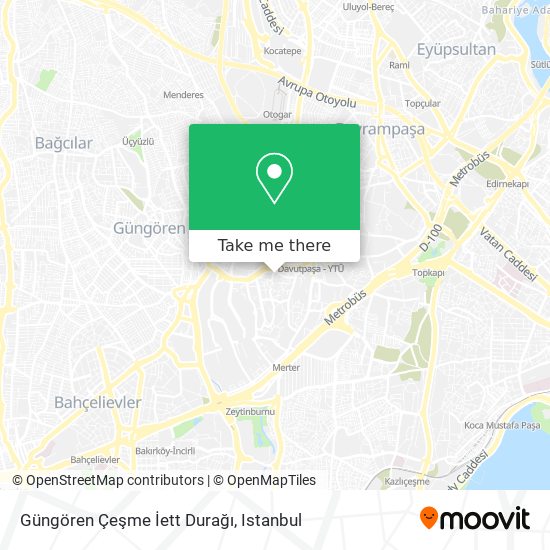 Güngören Çeşme İett Durağı map