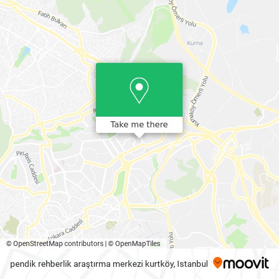 pendik rehberlik araştırma merkezi kurtköy map