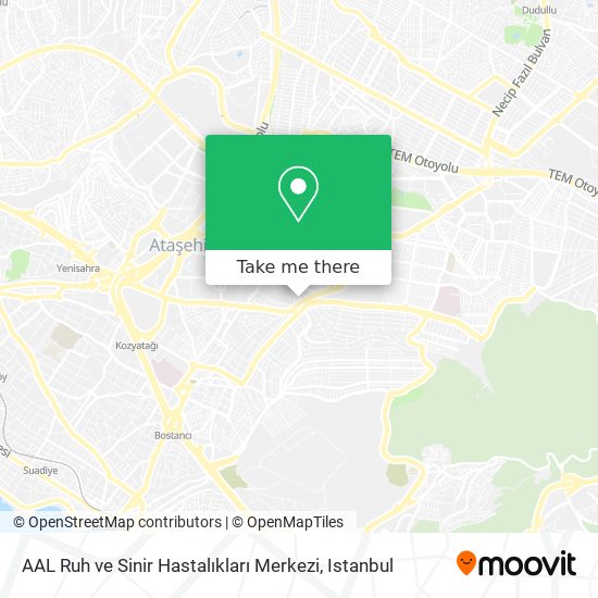 AAL Ruh ve Sinir Hastalıkları Merkezi map