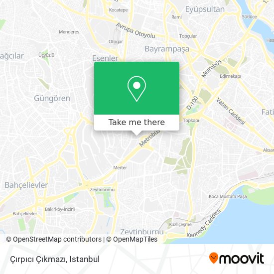 Çırpıcı Çıkmazı map