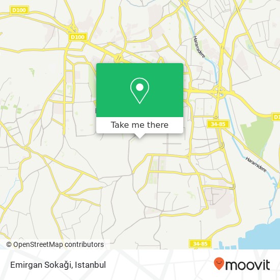 Emirgan Sokaǧi map