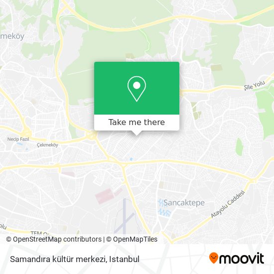 Samandıra kültür merkezi map