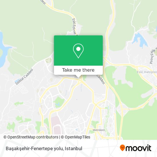Başakşehir-Fenertepe yolu map