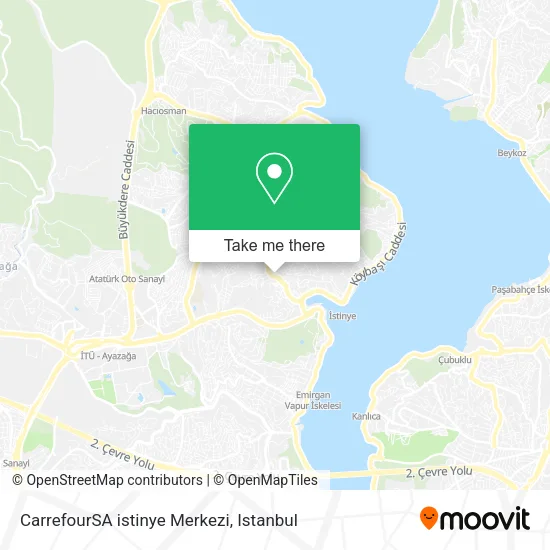 CarrefourSA istinye Merkezi map