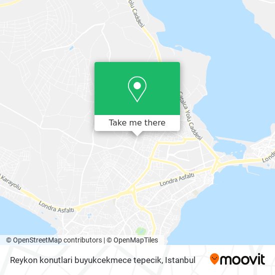 Reykon konutlari buyukcekmece tepecik map