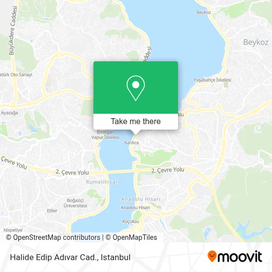 Halide Edip Adıvar Cad. map