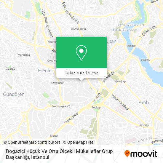 Boğaziçi Küçük Ve Orta Ölçekli Mükellefler Grup Başkanlığı map