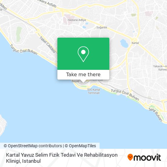 Kartal Yavuz Selim Fizik Tedavi Ve Rehabilitasyon Klinigi map