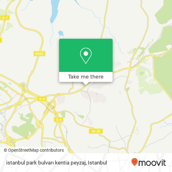 istanbul park bulvarı kentia peyzaj map