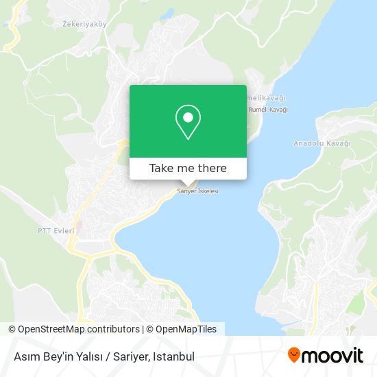 Asım Bey'in Yalısı / Sariyer map