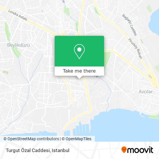 Turgut Özal Caddesi map