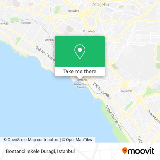 Bostanci Iskele Duragi map