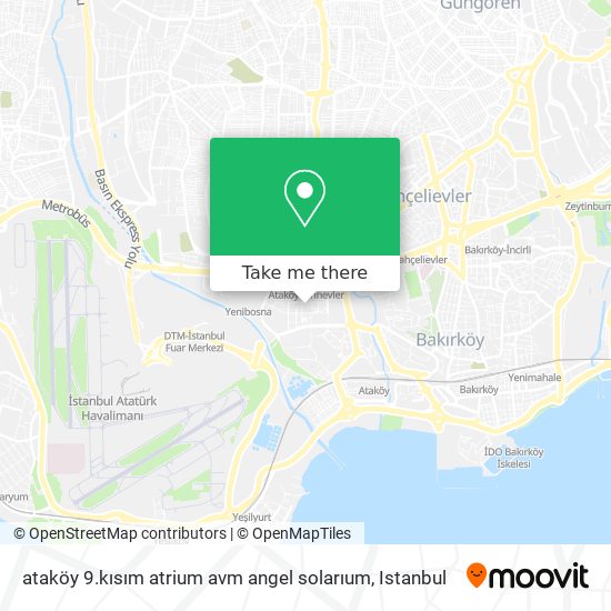 ataköy 9.kısım atrium avm angel solarıum map