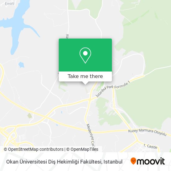 Okan Üniversitesi Diş Hekimliği Fakültesi map