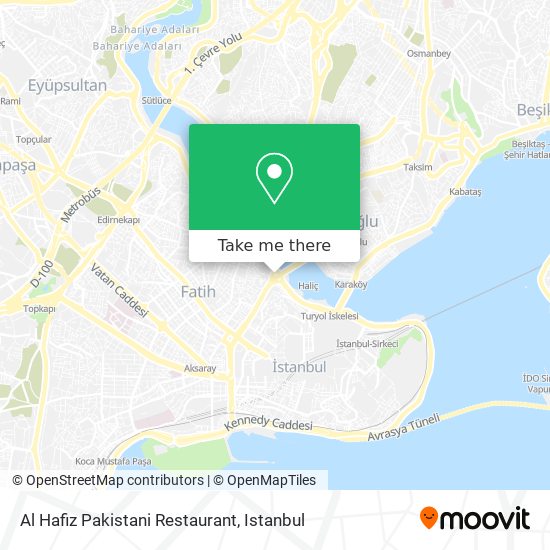 Al Hafiz Pakistani Restaurant map