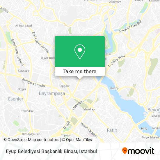 Eyüp Belediyesi Başkanlık Binası map