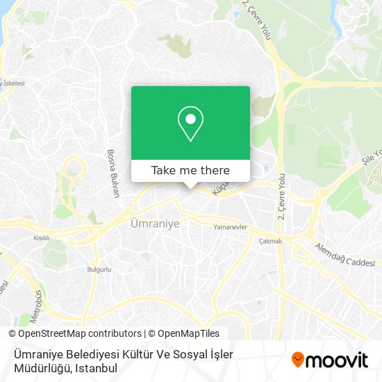 Ümraniye Belediyesi Kültür Ve Sosyal İşler Müdürlüğü map
