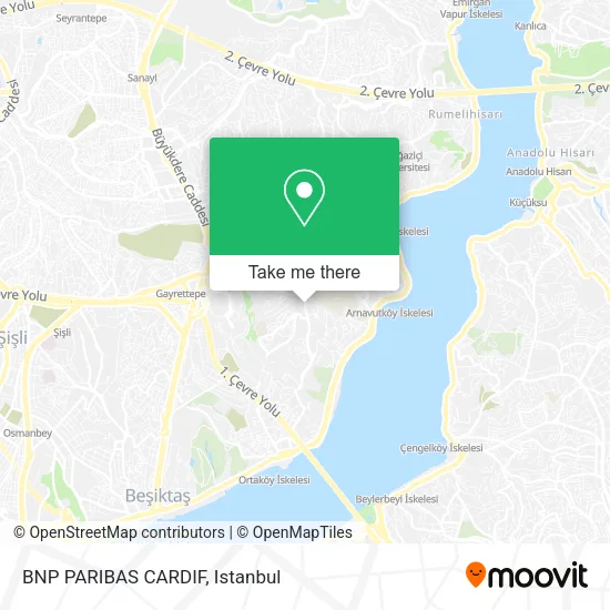 BNP PARIBAS CARDIF map