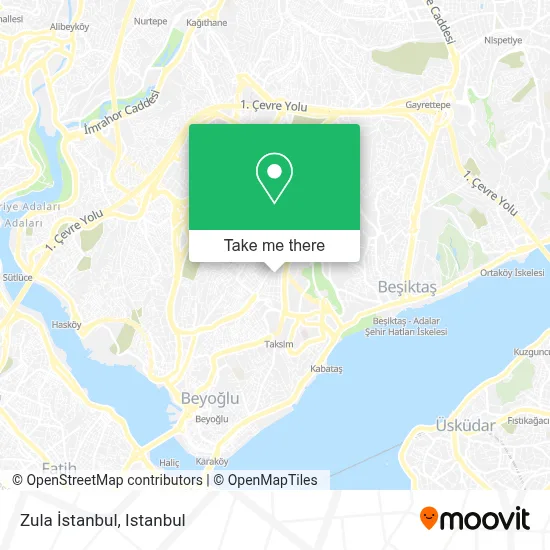 Zula İstanbul map