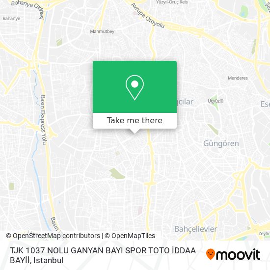 TJK 1037 NOLU GANYAN BAYI SPOR TOTO İDDAA BAYİİ map