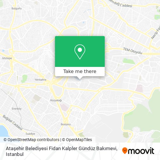 Ataşehir Belediyesi Fidan Kalpler Gündüz Bakımevi map