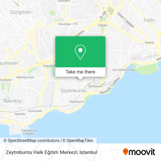 Zeytinburnu Halk Eğitim Merkezi map