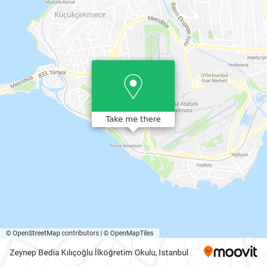 Zeynep Bedia Kılıçoğlu İlköğretim Okulu map