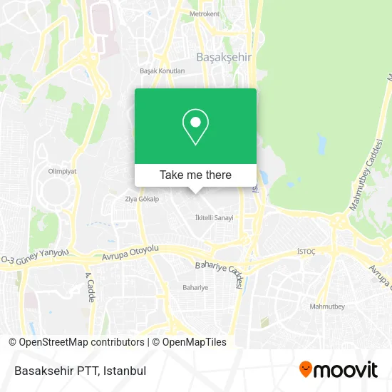 Basaksehir PTT map