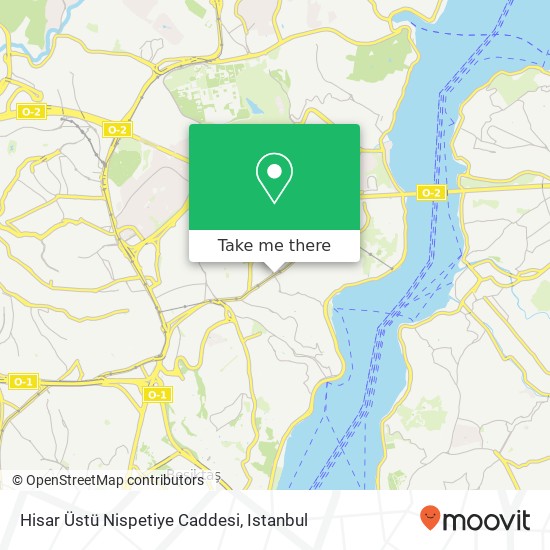 Hisar Üstü Nispetiye Caddesi map