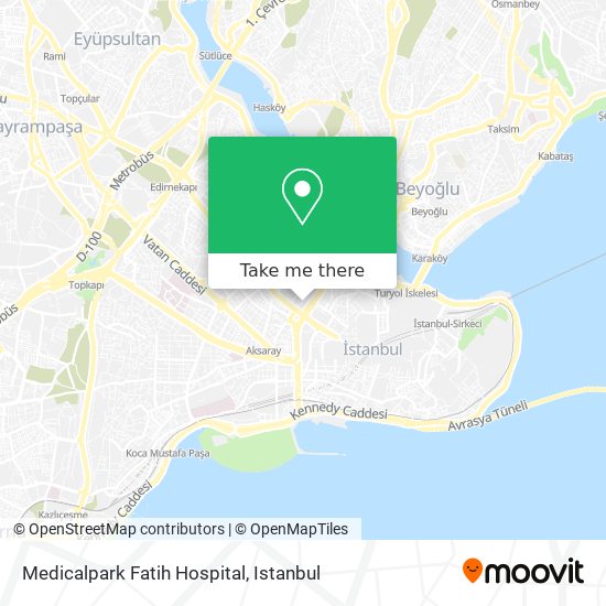 Medicalpark Fatih Hospital map