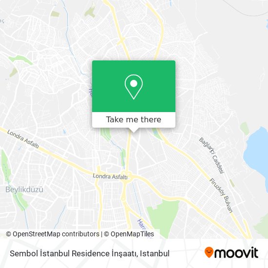 Sembol İstanbul Residence İnşaatı map