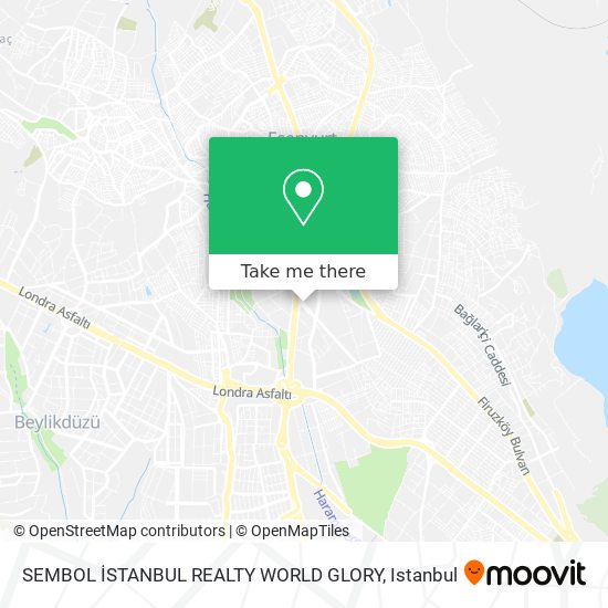 SEMBOL İSTANBUL REALTY WORLD GLORY map