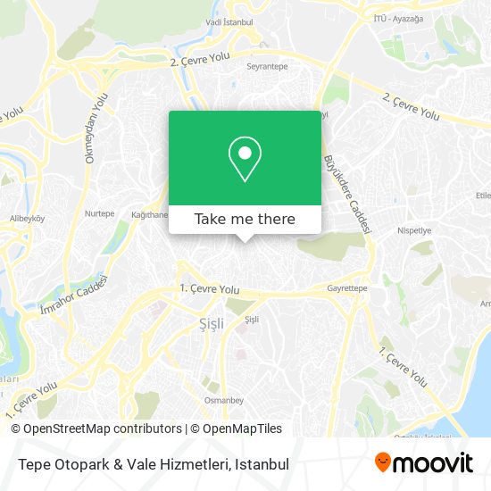 Tepe Otopark & Vale Hizmetleri map