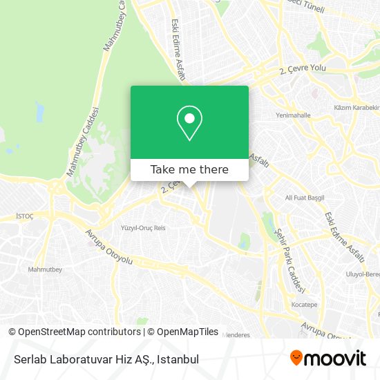 Serlab Laboratuvar Hiz AŞ. map