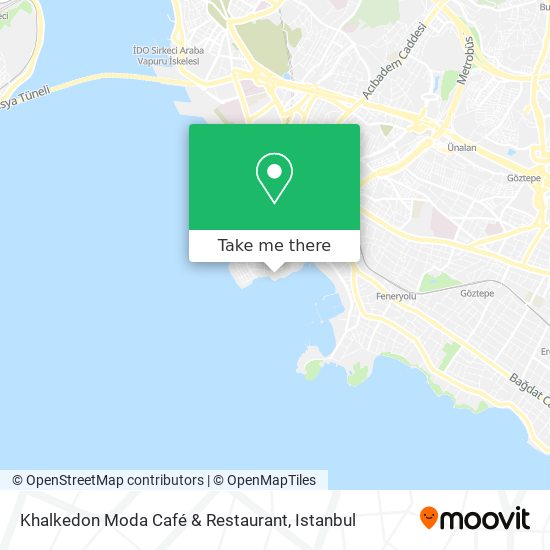 Khalkedon Moda Café & Restaurant map