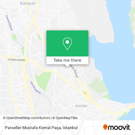 Parseller Mustafa Kemal Paşa map